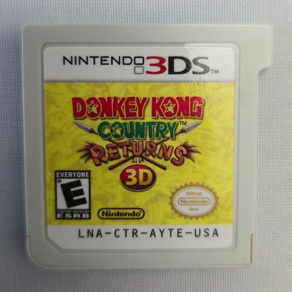 Donkey Kong Country Returns 3D - Nintendo 3DS - Authentic - Loose Cartridge Only